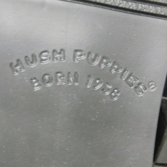 Vintage-NWOT Hush Puppie Black/Brown Boots Size 7 - Picture 9 of 9